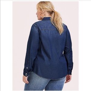 Denim button up